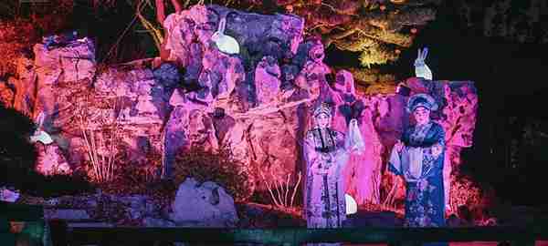 古典园林、十二花神……上海首场古典园林光影秀元宵夜启幕